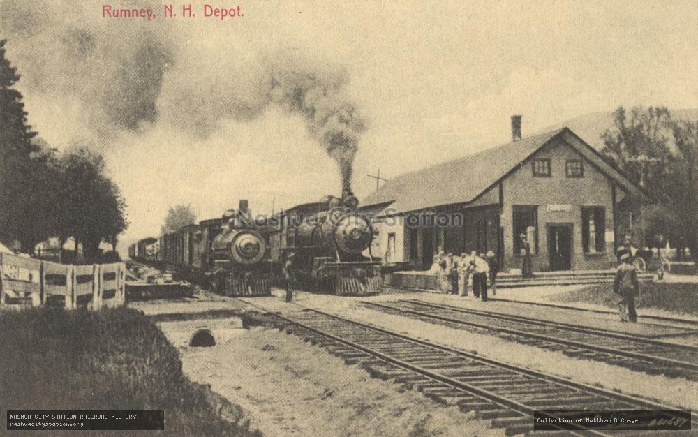 Postcard: Rumney, New Hampshire Depot